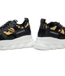 Sneakers Versace Chain Reaction V2 Black Barocco Woman