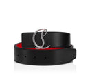 Curea CHRISTIAN LOUBOUTIN, Catarama logo, Negru