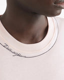 Tricou DOLCE & GABBANA, cotton t-shirt with DG embroidery, Roz