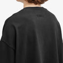 Tricou FEAR OF GOD, Logo Insert, Long Oversized, Black