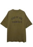 Tricou FEAR OF GOD, Logo Insert, Olive Oversized