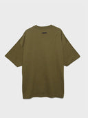 Tricou FEAR OF GOD, Logo Insert, Olive Oversized