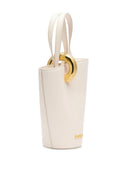 Geanta JACQUEMUS, Bucket Bag, Le petit Bambola, White