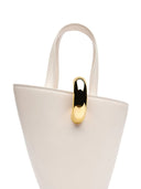 Geanta JACQUEMUS, Bucket Bag, Le petit Bambola, White