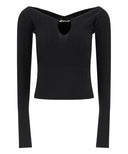 Bluza JACQUEMUS, Top, Le haut Pralù, Black