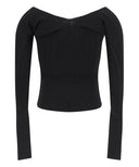 Bluza JACQUEMUS, Top, Le haut Pralù, Black