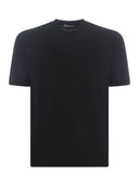 Tricou Paolo Pecora, Guler Rotund, Negru