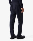 PANTALONI CORNELIANI, Stretch Micro Wool, Navy Blue