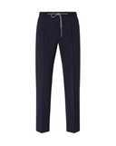 PANTALONI CORNELIANI, Stretch Micro Wool, Navy Blue