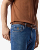 BLUGI CORNELIANI, Stretch Denim, Dark Blue
