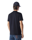 TRICOU CORNELIANI, Crew Neck, Jumper, Print, Navy Blue