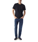 TRICOU CORNELIANI, Crew Neck, Jumper, Print, Navy Blue