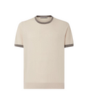 TRICOU CORNELIANI, Crew Neck, Knitwear, Silk, Beige