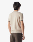TRICOU CORNELIANI, Crew Neck, Knitwear, Silk, Beige