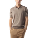 TRICOU CORNELIANI, Ice Cotton, Silk Polo, Brown