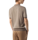 TRICOU CORNELIANI, Ice Cotton, Silk Polo, Brown
