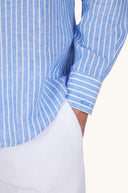Camasa PAUL&SHARK, Soffio linen shirt with striped pattern