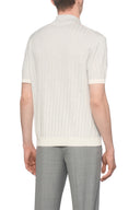 Tricou CORNELIANI, Cotton and silk polo shirt