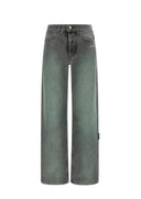 Blugi OFF WHITE, Spray Susy belt-loops jeans, Grey
