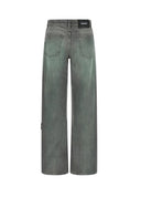 Blugi OFF WHITE, Spray Susy belt-loops jeans, Grey