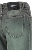 Blugi OFF WHITE, Spray Susy belt-loops jeans, Grey