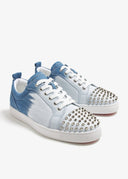 Sneakers Christian Louboutin, Louis Junior Spikes denim