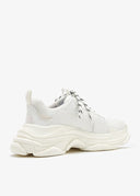 SNEAKERS BALENCIAGA, Triple S Tape, Yellow Detail, White