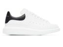 SNEAKERS ALEXANDER MCQUEEN   - 553680WHGP561, Piele Alb/Negru, Logo in spate