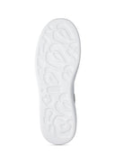 SNEAKERS ALEXANDER MCQUEEN   - 553680WHGP561, Piele Alb/Negru, Logo in spate