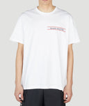 Tricou Alexander Mcqueen, Logo Black Frontal, White