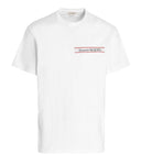 Tricou Alexander Mcqueen, Logo Black Frontal, White