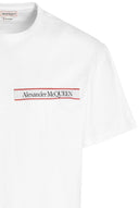 Tricou Alexander Mcqueen, Logo Black Frontal, White