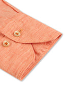 Camasa Stenstroms, Fitted Body, Linen, Orange