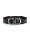 Curea SALVATORE FERRAGAMO, Ajustabila, Maro, Negru