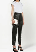Tricou ALEXANDER MCQUEEN, Insertii metalice, Alb