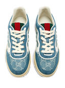 Sneakers GUCCI, Monogram Denim Sneakers, Blue