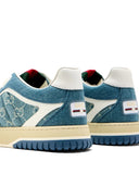 Sneakers GUCCI, Monogram Denim Sneakers, Blue