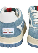 Sneakers GUCCI, Monogram Denim Sneakers, Blue