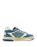 Sneakers GUCCI, Monogram Denim Sneakers, Blue