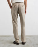 Pantaloni PAL ZILERI, light brown viscose drawstring trousers