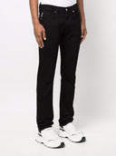 Jeans Versace, Black Denim, Logo Medusa