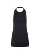 Rochie ELISABETTA FRANCHI, halterneck sleeveless dress, Negru
