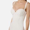 Rochie ELISABETTA FRANCHI, Corset dress, Alb