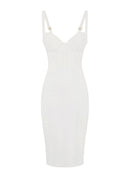 Rochie ELISABETTA FRANCHI, Corset dress, Alb