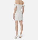 Rochie ELISABETTA FRANCHI, Linen-blend mini dress