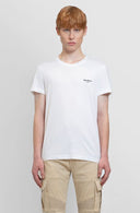 TRICOU BALMAIN, Black Little Logo, Alb