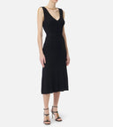 Rochie ELISABETTA FRANCHI, Dress in openwork knit fabric with jewel detail
