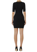 Rochie ELISABETTA FRANCHI, Diamond Knit Dress