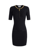 Rochie ELISABETTA FRANCHI, Diamond Knit Dress