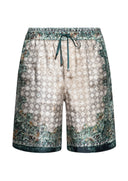 Bermude AMIRI, GREEN Silk shorts